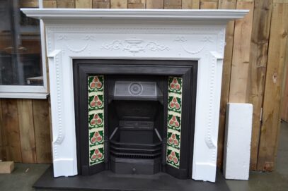 Victorian Cast Iron Surround Painted 4058CS - Oldfireplaces