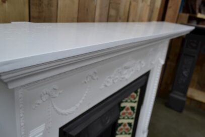 Victorian Cast Iron Surround Painted 4058CS - Oldfireplaces