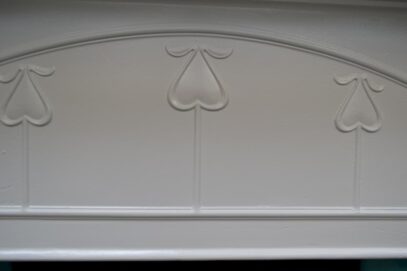 Art Nouveau Tiled Fireplace Painted 4059TC - Oldfireplaces