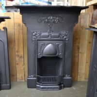 Tall Art Nouveau Fireplace - 4073LC