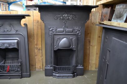 Tall Art Nouveau Fireplace - 4073LC