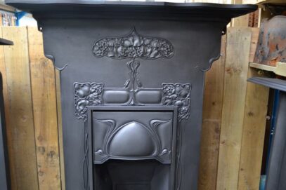 Tall Art Nouveau Fireplace - 4073LC