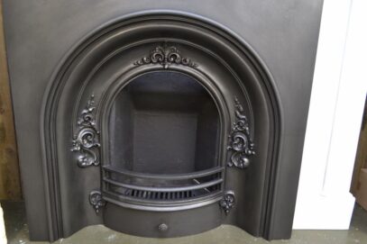 Large Victorian Arched Insert 4087AI - Oldfireplaces