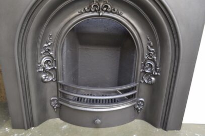 Large Victorian Arched Insert 4087AI - Oldfireplaces