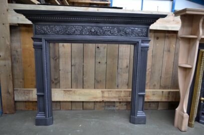 Original Arts & Crafts Cast Iron Surround 4096CS - Oldfireplaces