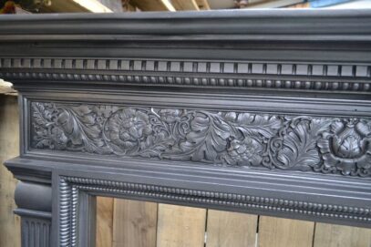 Original Arts & Crafts Cast Iron Surround 4096CS - Oldfireplaces