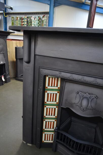 1920's Cast Iron Fire Surround 4104CS - Oldfireplaces