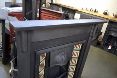 1920's Cast Iron Fire Surround 4104CS - Oldfireplaces