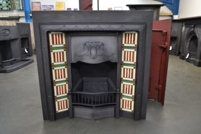 Reclaimed Edwardian Tiled Insert 4111TI - Oldfireplaces