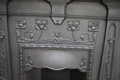 Original Art Nouveau Fireplace 4494LC - Oldfireplaces