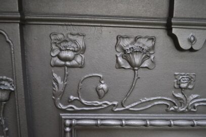 Original Art Nouveau Fireplace 4494LC - Oldfireplaces