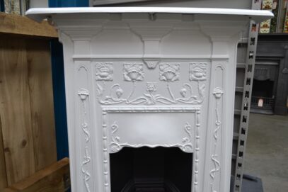 Original Art Nouveau Bedroom Fireplace 4102B - Oldfireplaces