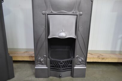 Original Art Nouveau Cast Iron Fireplace 4140MC - Oldfireplaces