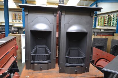 1930's Cast Iron Bedroom Fireplaces 4153B - Oldfireplaces