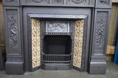 Arts & Crafts Tiled Insert 4160TI - Oldfireplaces