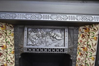 Arts & Crafts Tiled Insert 4160TI - Oldfireplaces