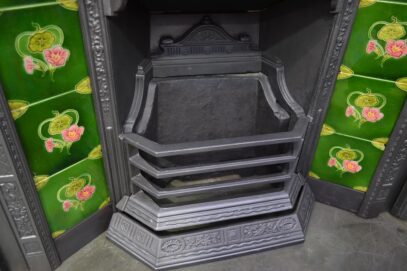 Victorian Tiled Inserts with copper hood 4165TI - Oldfireplaces