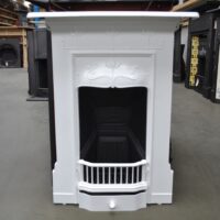 Painted Art Nouveau Tulip Bedroom Fireplace 4183B - Oldfireplaces