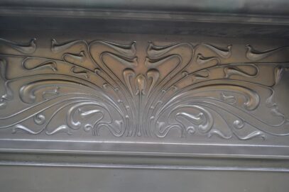 Unique Art Nouveau Tiled Fireplace 4187TC - Oldfireplaces