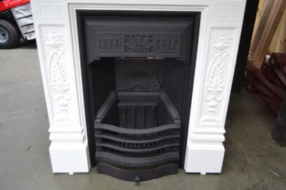 Painted Victorian Cast Iron Fireplace 4189MC - Oldfireplaces