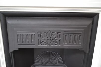 Painted Victorian Cast Iron Fireplace 4189MC - Oldfireplaces