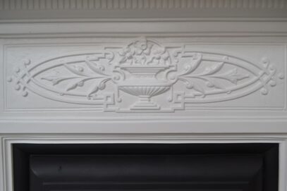 Painted Victorian Cast Iron Fireplace 4189MC - Oldfireplaces