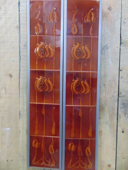 Art Nouveau Fireplace Tiles - AN013 Oldfireplaces