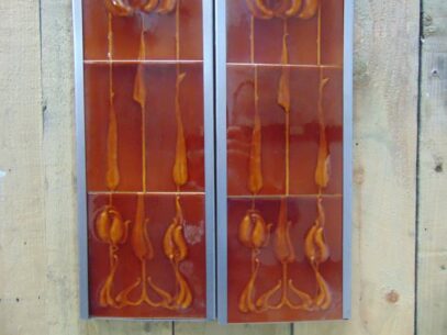 Art Nouveau Fireplace Tiles - AN013 Oldfireplaces