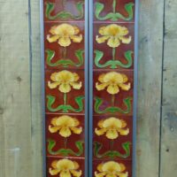 Art Nouveau Fireplace Tiles - AN016 Oldfireplaces