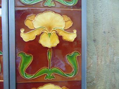 Art Nouveau Fireplace Tiles - AN016 Oldfireplaces