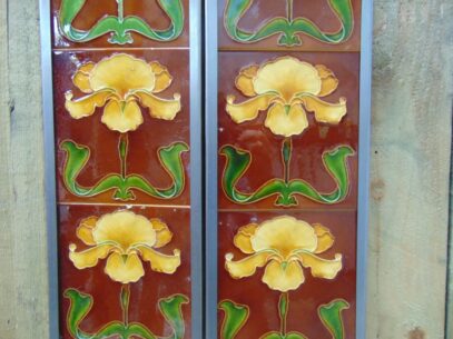 Art Nouveau Fireplace Tiles - AN016 Oldfireplaces