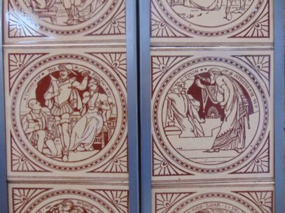 Shakespeare Fireplace Tiles - Arts 006 Oldfireplaces