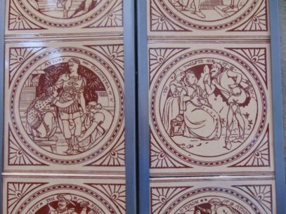 Shakespeare Fireplace Tiles - Arts 006 Oldfireplaces