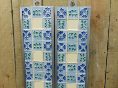 Reproduction Blue Floral Tile - R068 Oldfireplaces