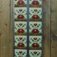 Victorian Fireplace Tiles - V019 Oldfireplaces