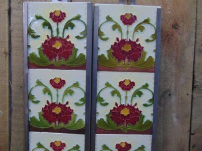 Victorian Fireplace Tiles - V019 Oldfireplaces