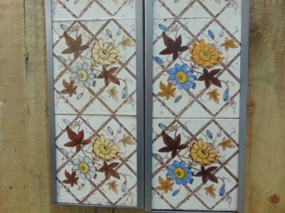 Original Victorian Fireplace Tiles - V020 Oldfireplaces