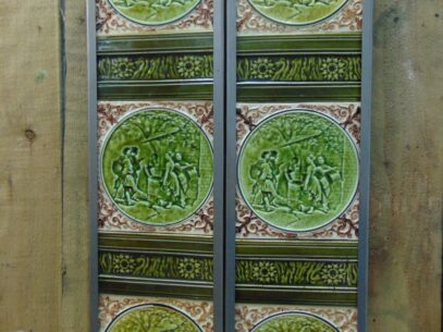 Original Victorian Fireplace Tiles - V024 Oldfireplaces