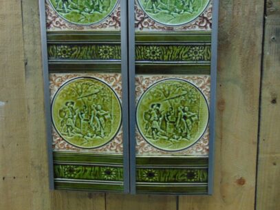 Original Victorian Fireplace Tiles - V024 Oldfireplaces