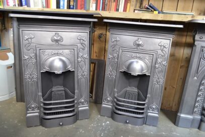 Art Nouveau Bedroom Fireplaces Pair - Oldfireplaces