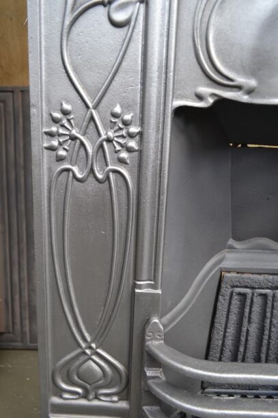 Art Nouveau Bedroom Fireplaces Pair 4205B - Oldfireplaces