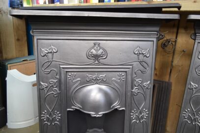 Art Nouveau Bedroom Fireplaces Pair 4206B - Oldfireplaces