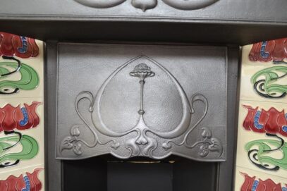 Art Nouveau Tiled Fireplaces 4225TC - Oldfireplaces