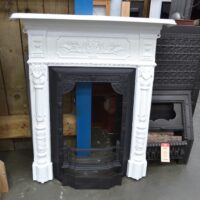 Vintage Victorian Fireplace Painted 4241MC - Oldfireplaces