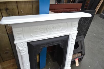 Vintage Victorian Fireplace Painted 4241MC - Oldfireplaces