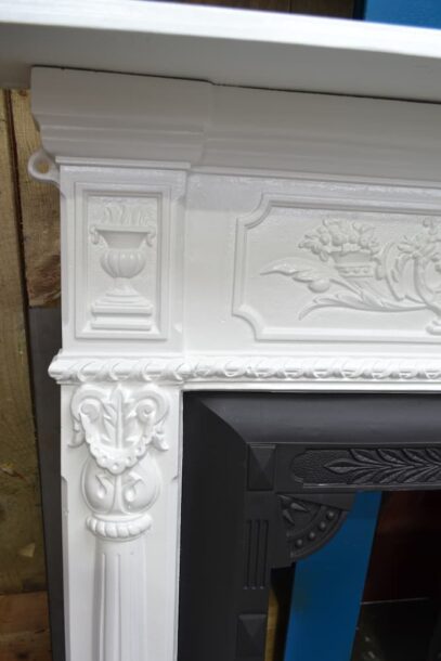 Vintage Victorian Fireplace Painted 4241MC - Oldfireplaces