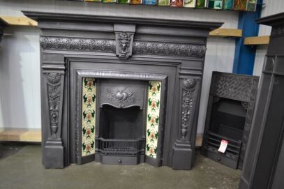 Victorian Fire Surround 4252CS with tiled insert 4143TI