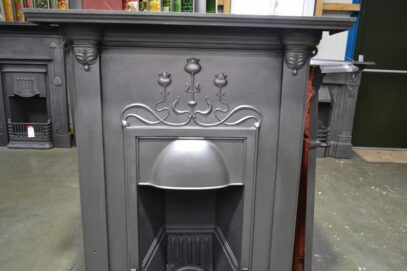 Vintage Art Nouveau Fireplace 4266MC - Oldfireplaces