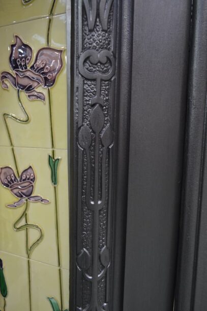 Edwardian Art Nouveau Tiled Insert 4271TI - Oldfireplaces