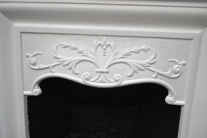 Late Victorian Early Edwardian Painted Fireplace 4284MC - Oldfireplaces